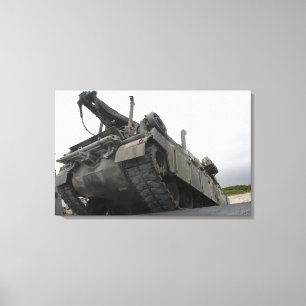 Impressão Em Tela Um veículo de recuperação de M88A2 Hercules
