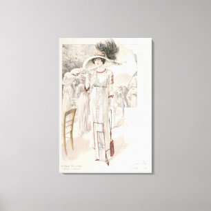 Impressão Em Tela Um vestido da cidade, 'dos modos de Paris de Les