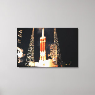 Impressão Em Tela Um voo de foguete Delta IV