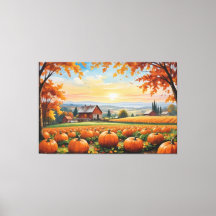 uma abóbora numa fazenda