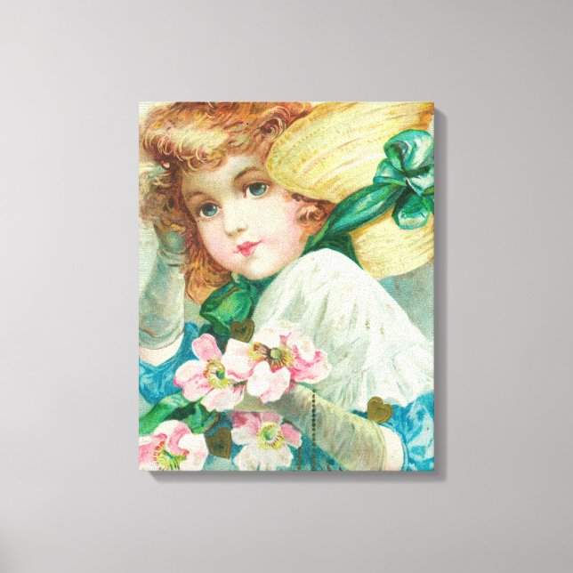 Impressão Em Tela Uma Adorável Maiden Pensada com Bonnet (Frente)