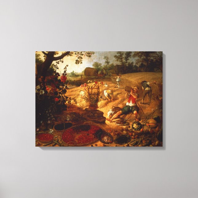 Impressão Em Tela Uma alegoria do Verão (Frente)