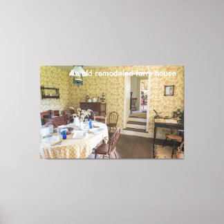 Impressão Em Tela Uma antiga casa de fazendas remodelada