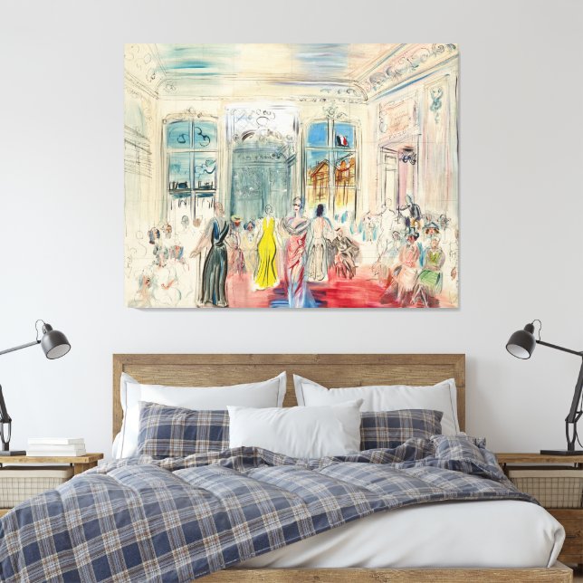 Impressão Em Tela Uma apresentação na Schiaparelli (Insitu(Quarto))