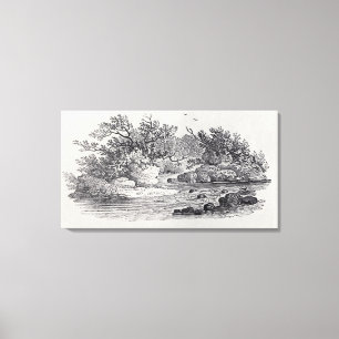 Impressão Em Tela Uma Benda no Rio de "História do Britânico"