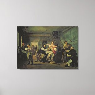 Impressão Em Tela Uma casa comendo, 1859