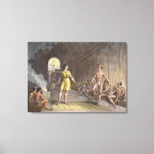 Impressão Em Tela Uma cerimónia de casamento indiana canadense, 'de