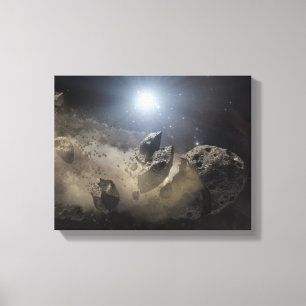Impressão Em Tela Uma estrela de anão branco