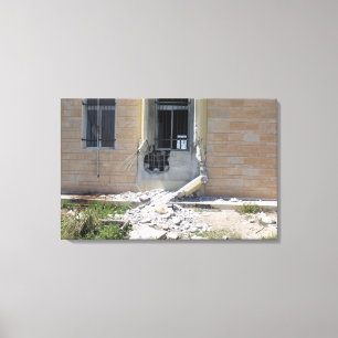 Impressão Em Tela Uma Granada Propulsada De Foguete