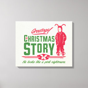 Impressão Em Tela Uma história de Natal Ele Parece Um Pesadelo Ros