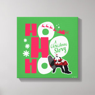 Impressão Em Tela Uma história de Natal Ho Ho Ho