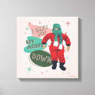 Impressão Em Tela Uma história de Natal - Não posso abaixar meus bra