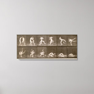 Impressão Em Tela Uma luta de dois homens, chapeia 347 'de Locomoti