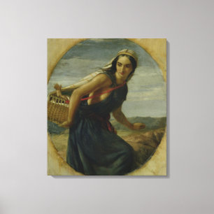 Impressão Em Tela Uma mãe israelita, 1857/1860