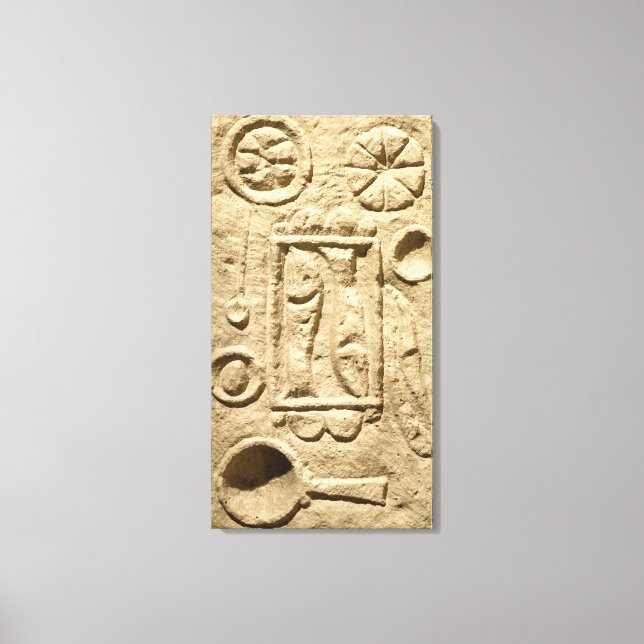 Impressão Em Tela Uma mesa, de Timgad, Argélia (Frente)