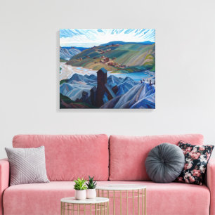 Impressão Em Tela Uma Mina de Prata Norte Franklin Carmichael