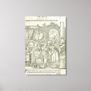 Impressão Em Tela Uma mulher no trabalho, ilustração do capítulo 2,