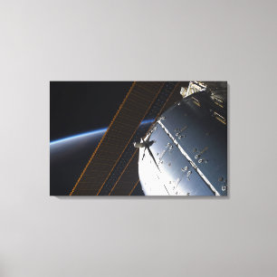 Impressão Em Tela Uma parcela da estação espacial internacional