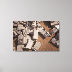 Impressão Em Tela Uma pilha das refeições prontos para comer