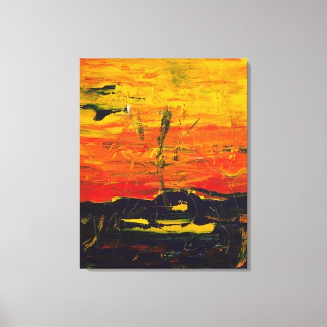 Impressão Em Tela Uma queda de esperança (Frente)