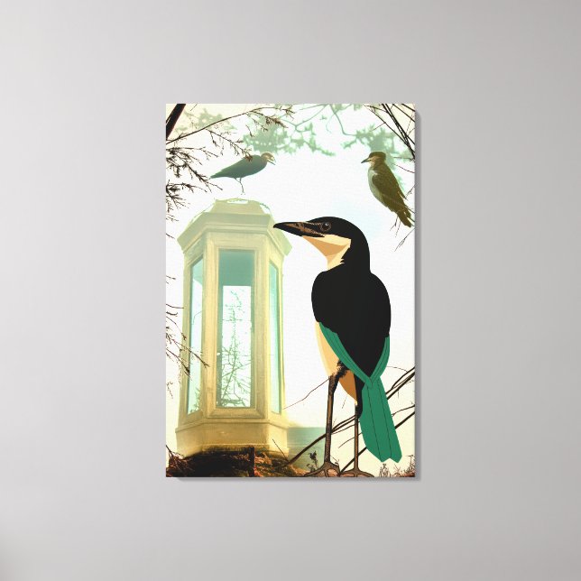 Impressão Em Tela Uma respiração profunda antes do frio entrar. (Frente)