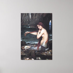 Impressão Em Tela Uma Sereia John William Waterhouse Mythological