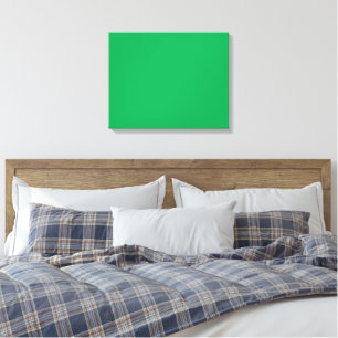 Impressão Em Tela Uma tela verde posicionada contra um fundo branco