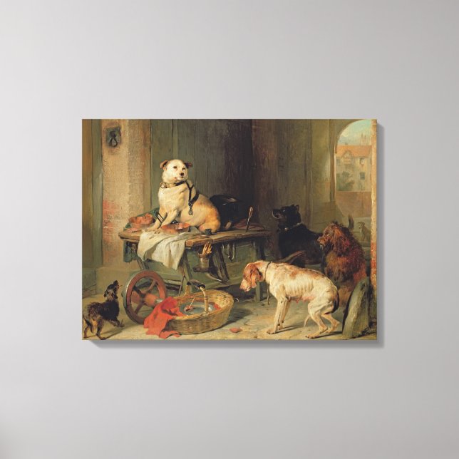 Impressão Em Tela Uma tomada no escritório, c.1833 (Frente)