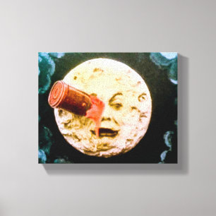 Impressão Em Tela Uma viagem à lua