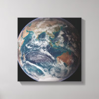 Uma visão cheio da Terra mostrando dados globais