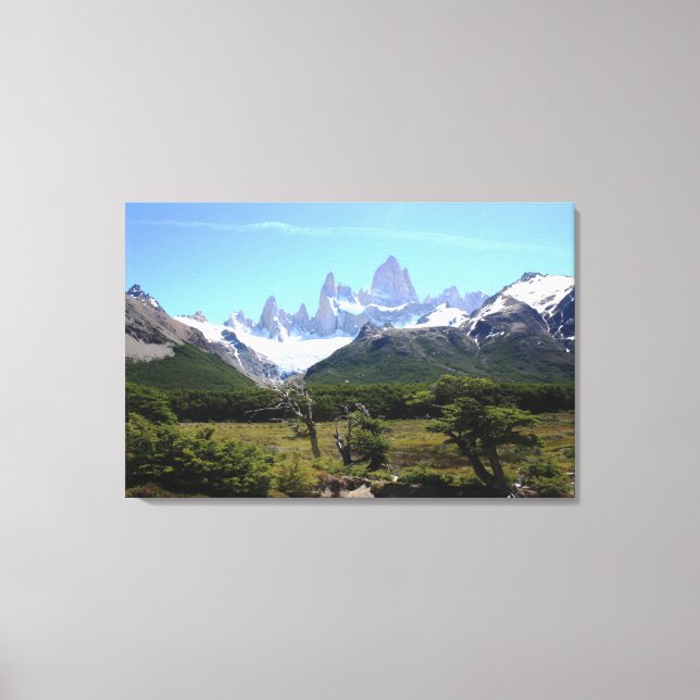 Impressão Em Tela Uma Visão Do Monte Fitz Roy (Frente)