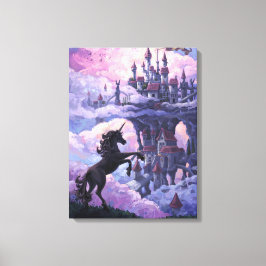 Impressão Em Tela Unicorn Castle Art