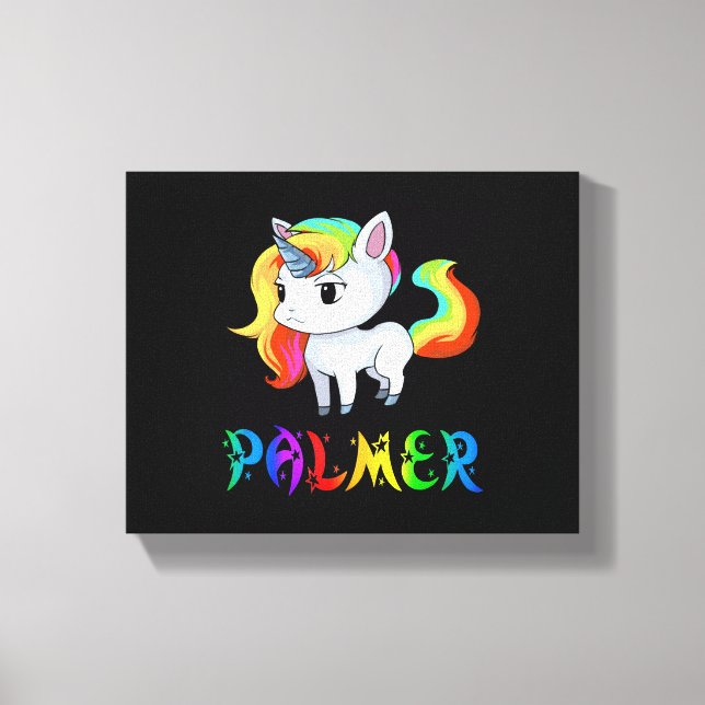Impressão Em Tela Unicórnio de Palmer (Frente)