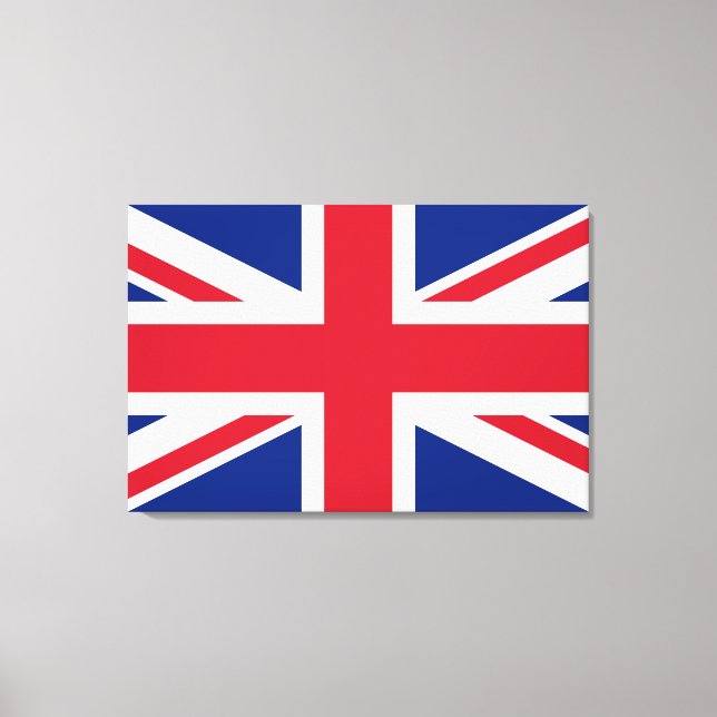 Impressão Em Tela Union Jack ~ British Flag (Frente)
