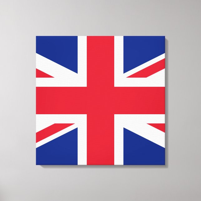 Impressão Em Tela Union Jack ~ British Flag - Square (Frente)