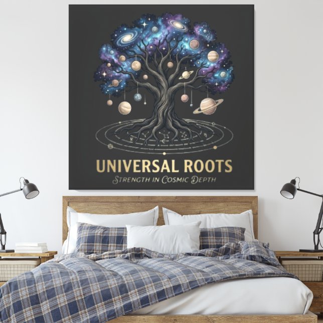 Impressão Em Tela Universal Roots (Insitu(Quarto))
