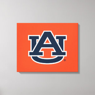 Impressão Em Tela Universidade Auburn Logotipo UA Auburn