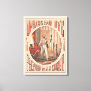 Impressão Em Tela Uphams Hair Dye, Circa 1864
