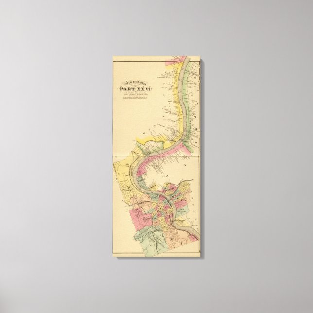 Impressão Em Tela Upper Ohio River e Valley 9 (Frente)