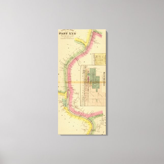 Impressão Em Tela Upper Ohio River e Valley 9 (Frente)