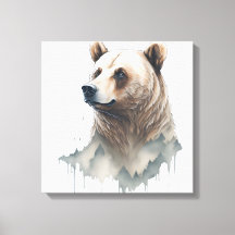 Urso de Aquarela