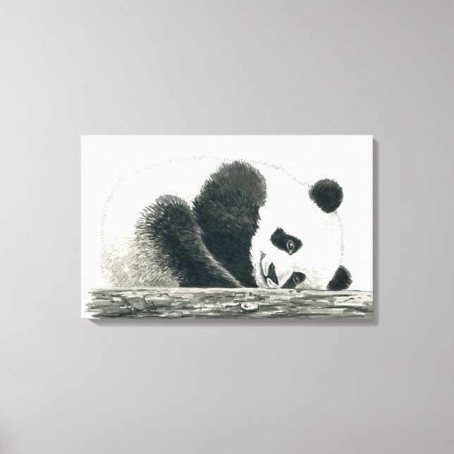 Impressão Em Tela Urso Panda (Frente)