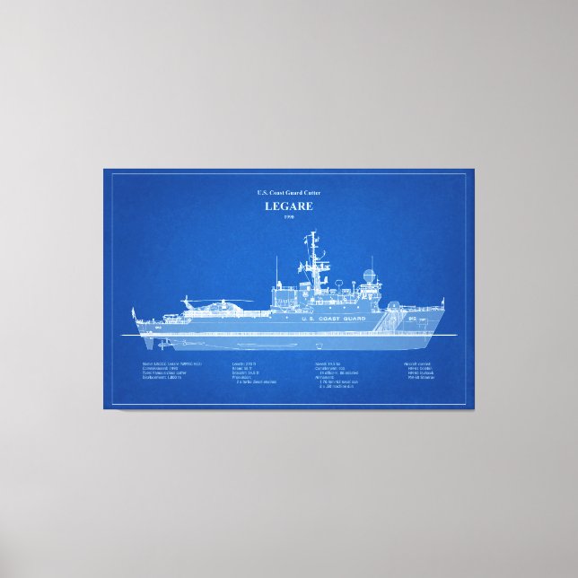 Impressão Em Tela USCG Legare wmec-912 - ABD (Frente)