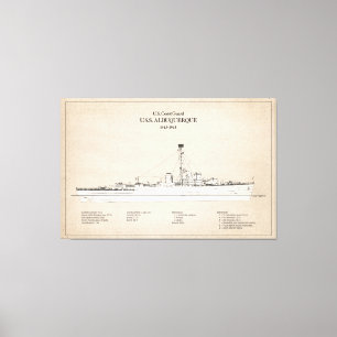 Impressão Em Tela USCG USS Albuquerque PF- 7 - SBD