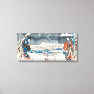 Impressão Em Tela Utagawa Hiroshige - Conto de Genji