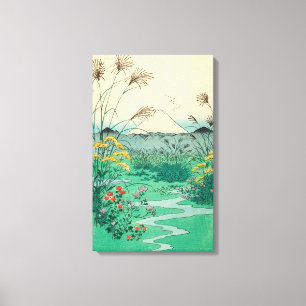 Impressão Em Tela Utagawa Hiroshige - Planície de Otsuki na provínci