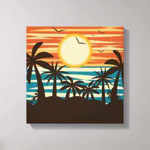 IMPRESSÃO EM TELA VACAÇÃO DA PRAIA