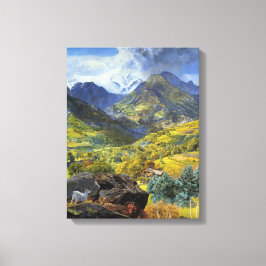 Impressão Em Tela Val d'Aosta (paisagem alpina majestosa italiana)