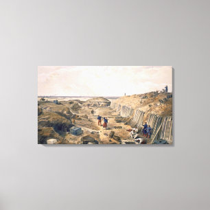 Impressão Em Tela Vala do bastião du Esteira, placa 'de Seat