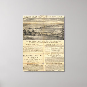 Impressão Em Tela Vale agradável, Califórnia